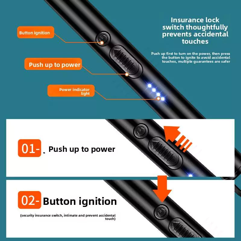 USB Rechargeable Electric Kitchen Lighter