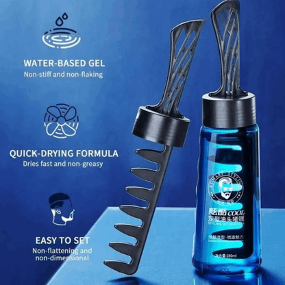 Veze Styling Head Oil Gel 2-In-1 Hair Styling With Comb