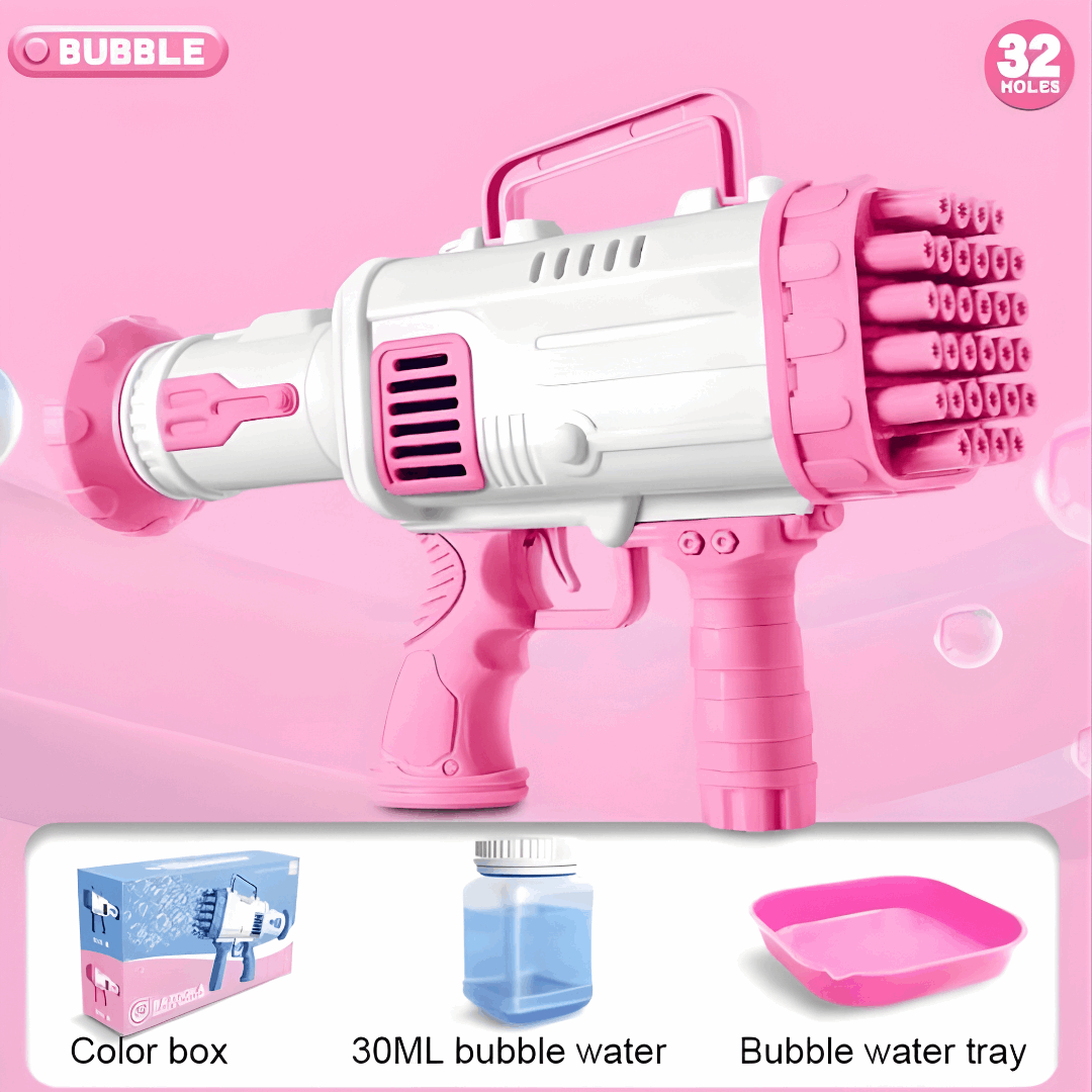 Bubble Gun Toy – Big Size, 32 Holes