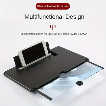 Screen Magnifier Amplifier Phone Holder Projector for All Smartphones